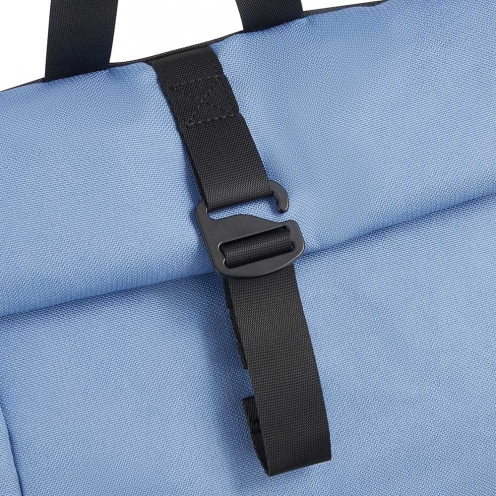 خرید کوله پشتی دلسی مدل بی ای رول تاپ رنگ آبی چمدان ایران -  BE BE ROLLTOP BACKPACK DELSEY PARIS 376361012 chamedaniran 4